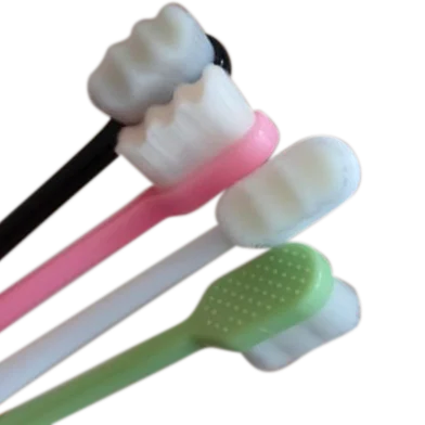 Super Soft Microfiber Tooth Brush Ultra Soft-Bristled Toothbrush Micro Nano Bristle 10K Fine Soft Hair - Rokomari product